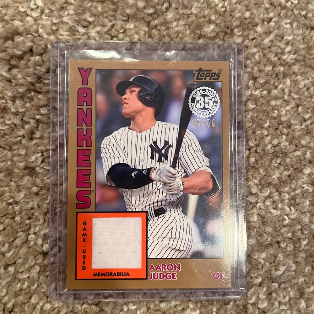Topps Aaron Judge Baseball Card